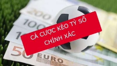 Cược tỷ số chính xác- Loại cược trực tuyến hoàn hảo cho người mới